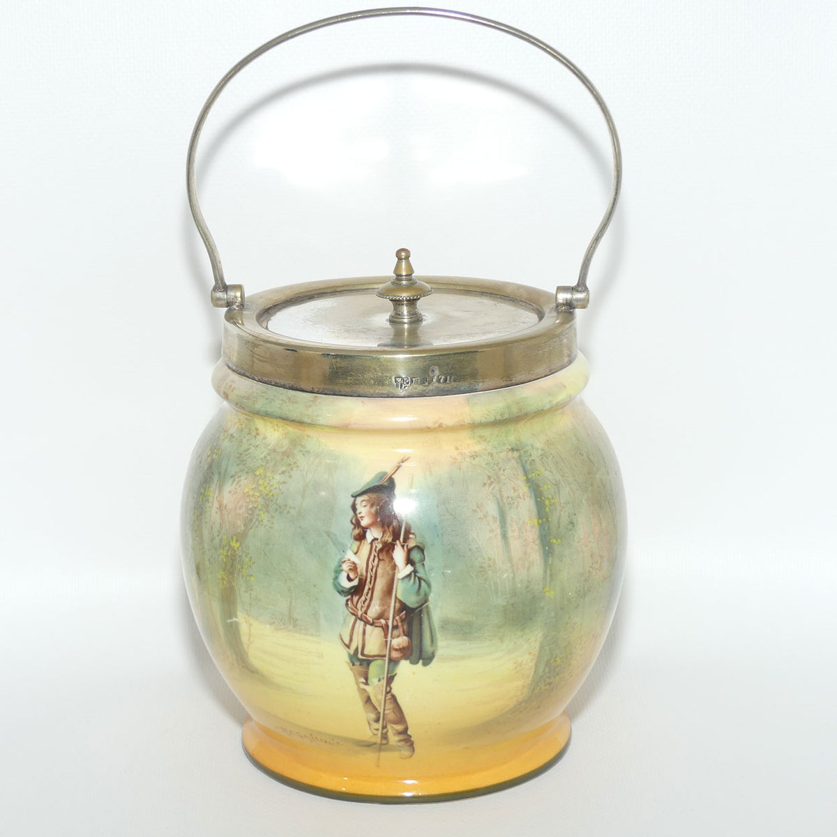 Royal Doulton Shakespearean Rosalind biscuit barrel E7267
