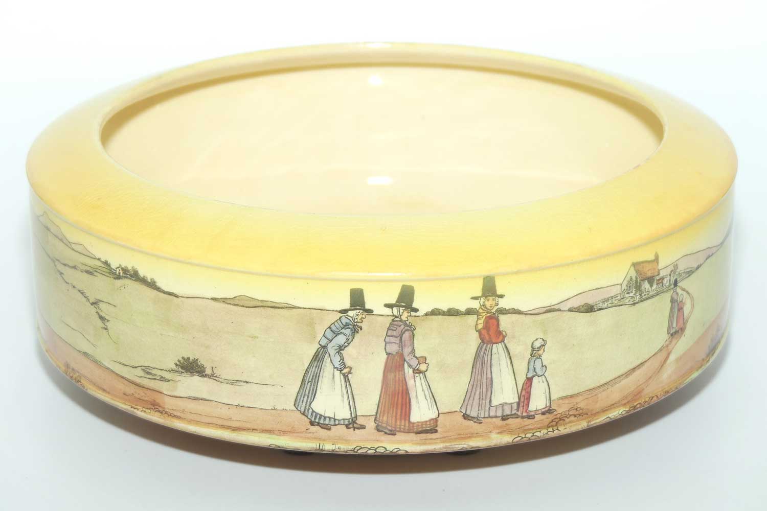 Royal Doulton Welsh pattern Leith shape flower bowl D2717