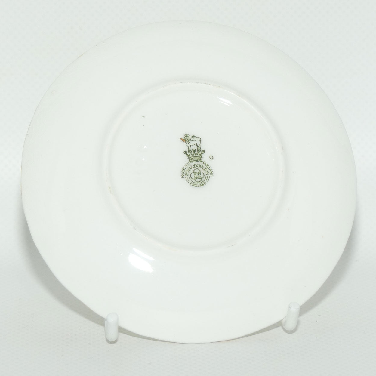 Royal Doulton Rosebud with Green Frieze and gilt trim pin dish | 10.8cm | #1