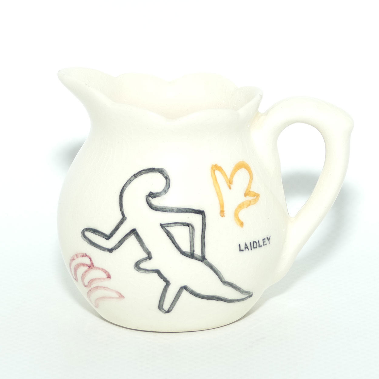 Australian Pottery jug | LAIDLEY and Aboriginal Motif by Rose Noble