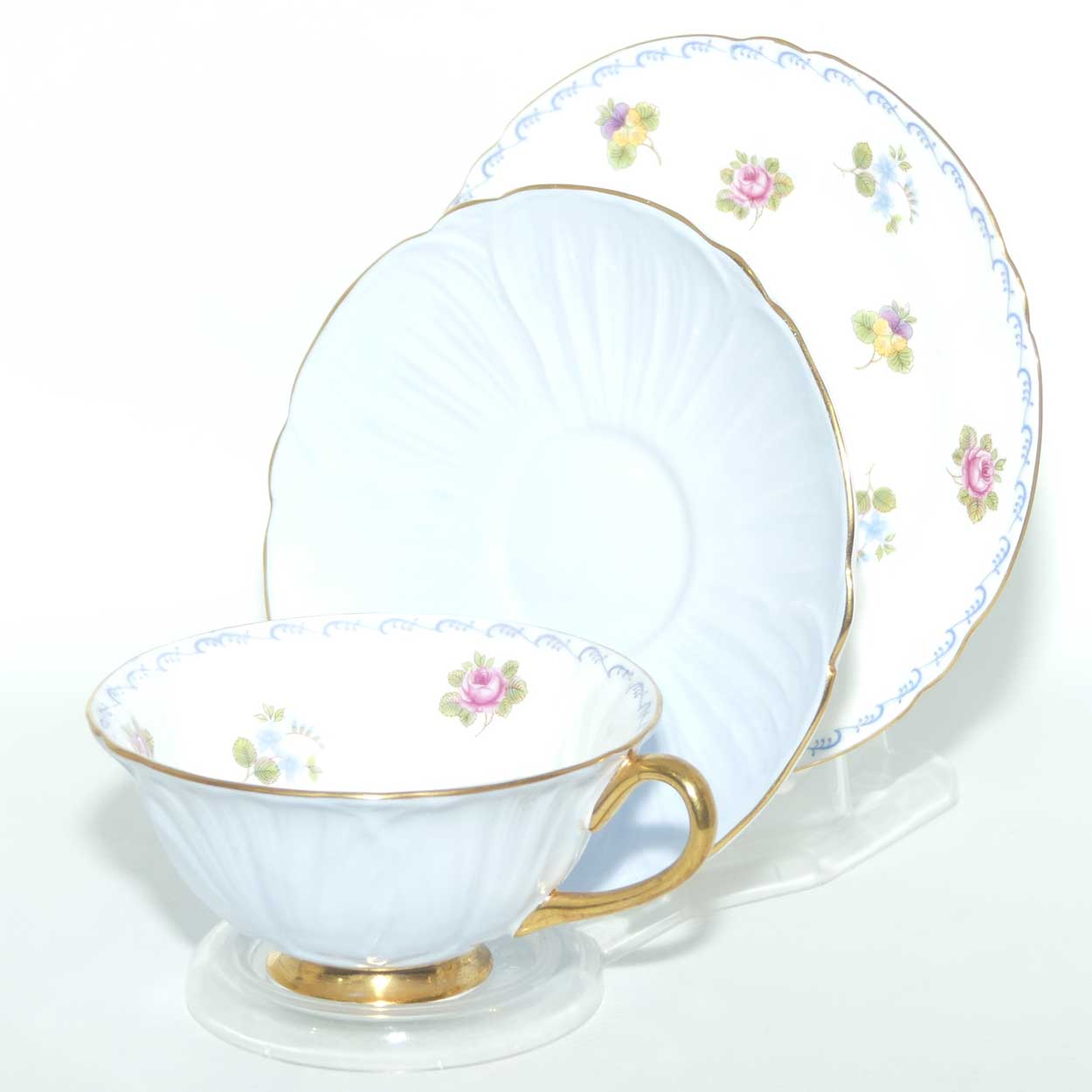 Shelley Oleander shape trio | Rose, Pansy, Forget me Not | #1