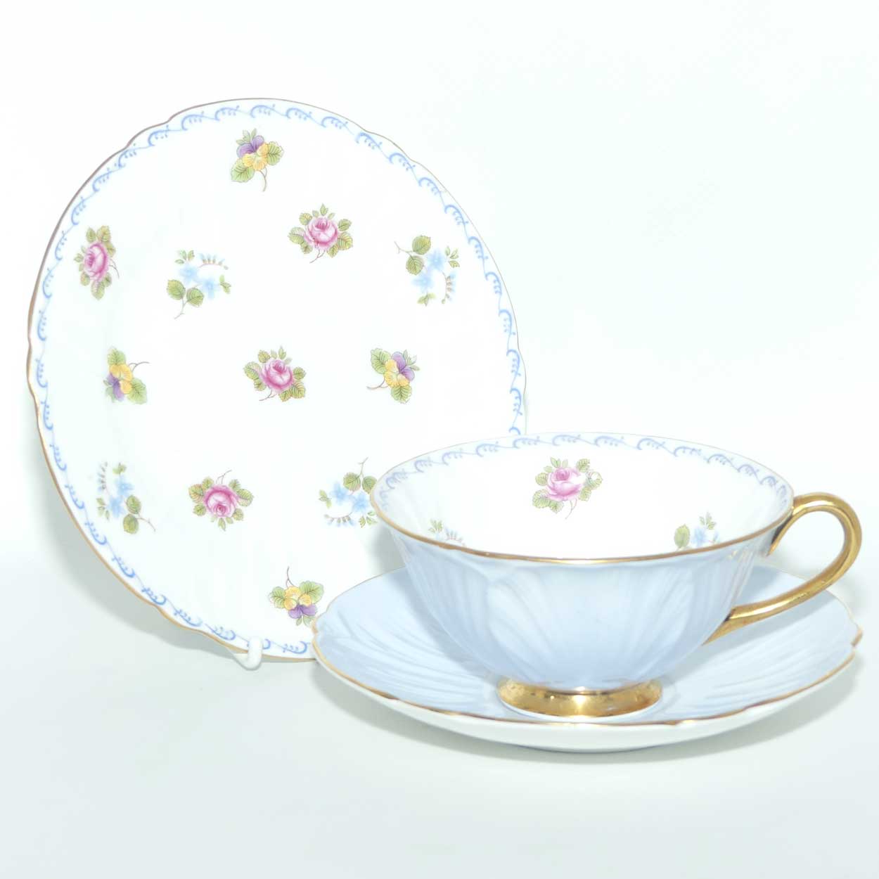 Shelley Oleander shape trio | Rose, Pansy, Forget me Not | #1