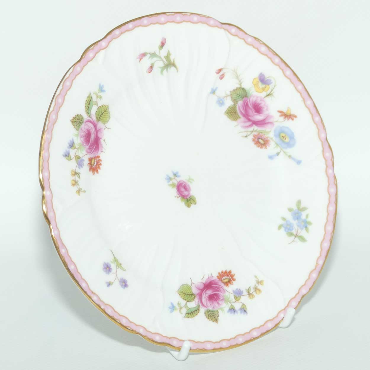 Shelley Oleander shape trio | Rose and Red Daisy with Pink exterior | #2