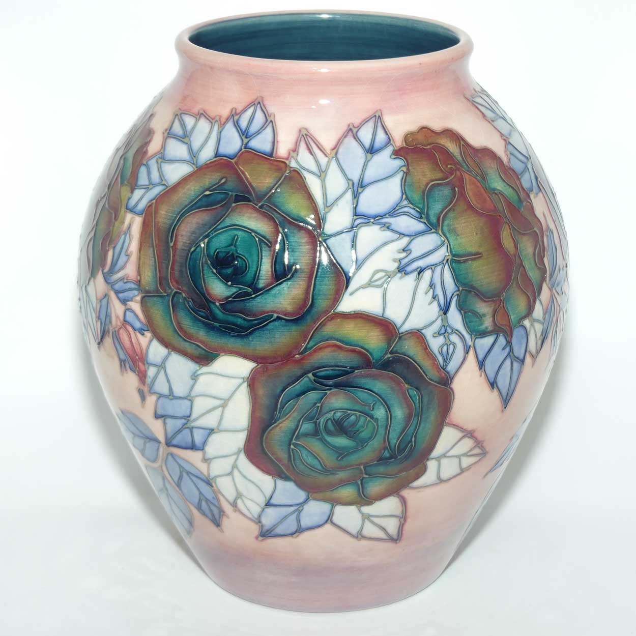 Moorcroft Rose 61/10 vase | Numbered Edition #6 | Sally Tuffin