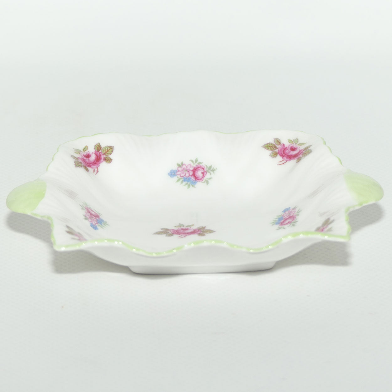 Shelley Rosebud tab handled pin dish | #2