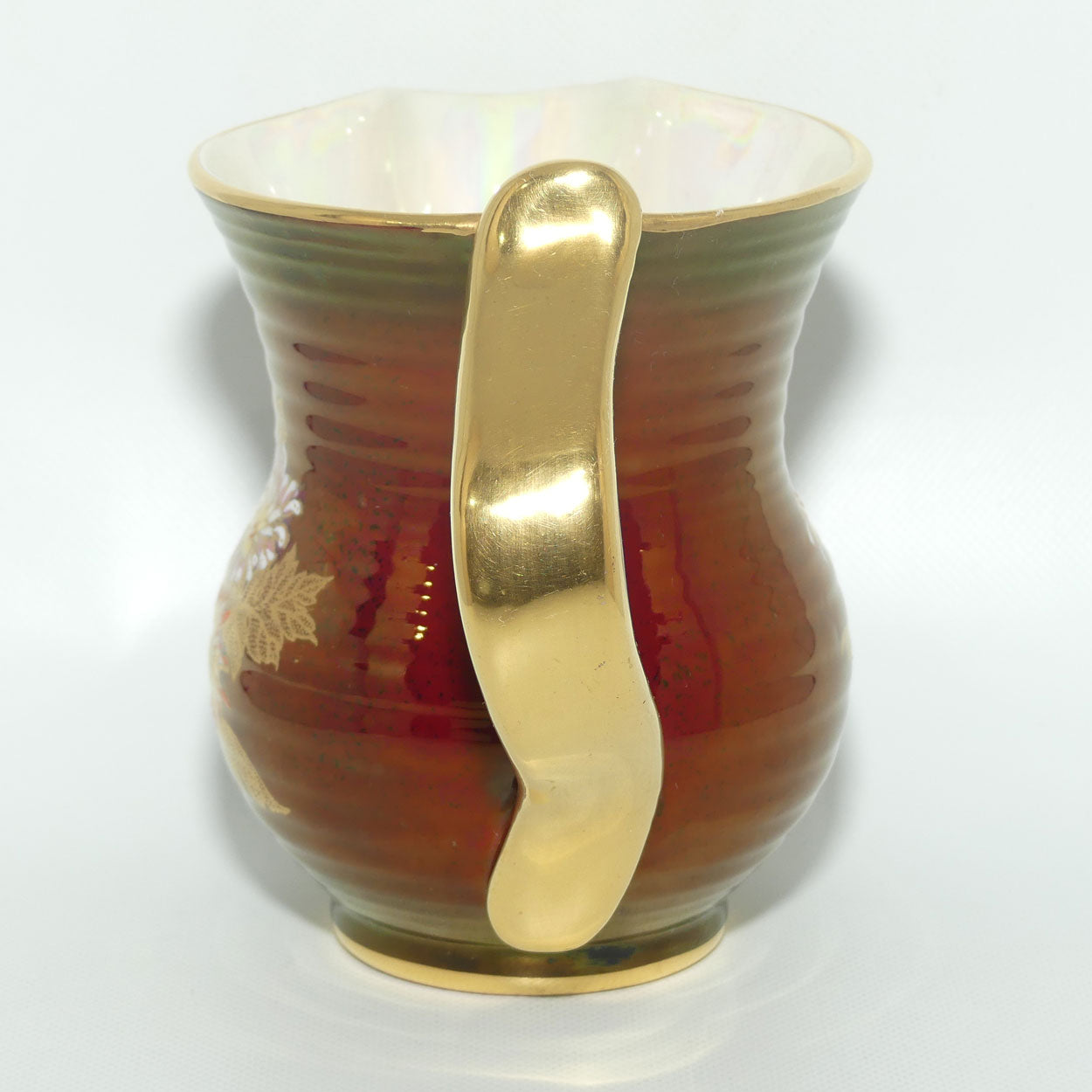 Crown Devon Fieldings Rouge Floral design jug | 11cms