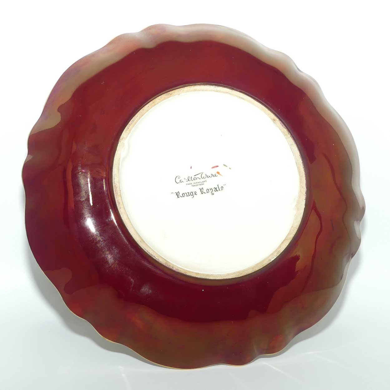 Carlton Ware Rouge Royale Pagoda pattern round bowl | 23cms diam