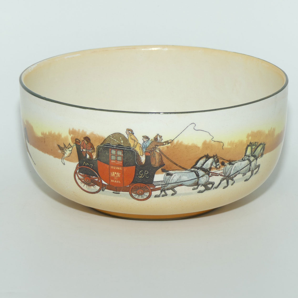 Royal Doulton Coaching Days fruit bowl D2716 | 18cm