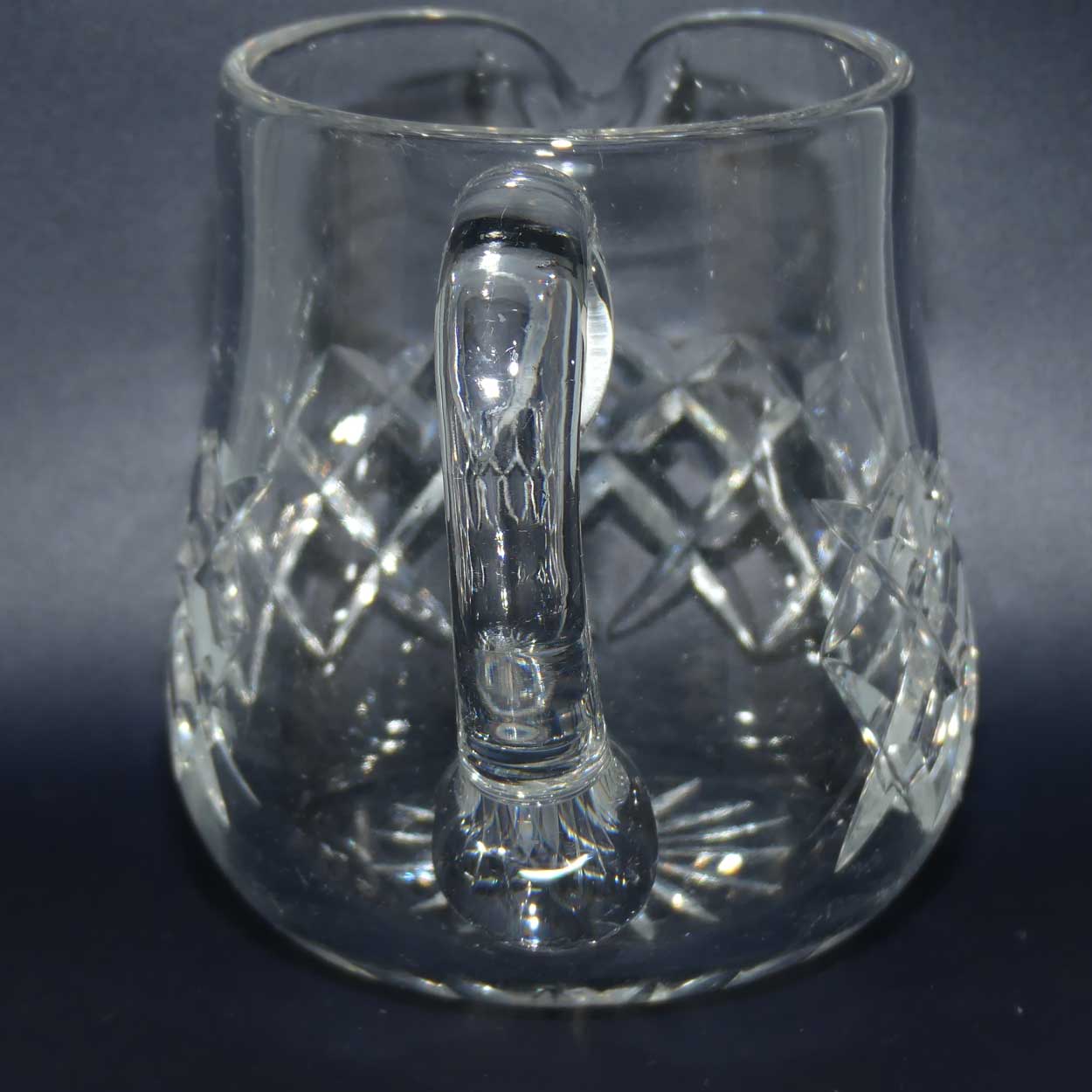 Round body Diamond Cut Crystal jug | Whisky Water Jug