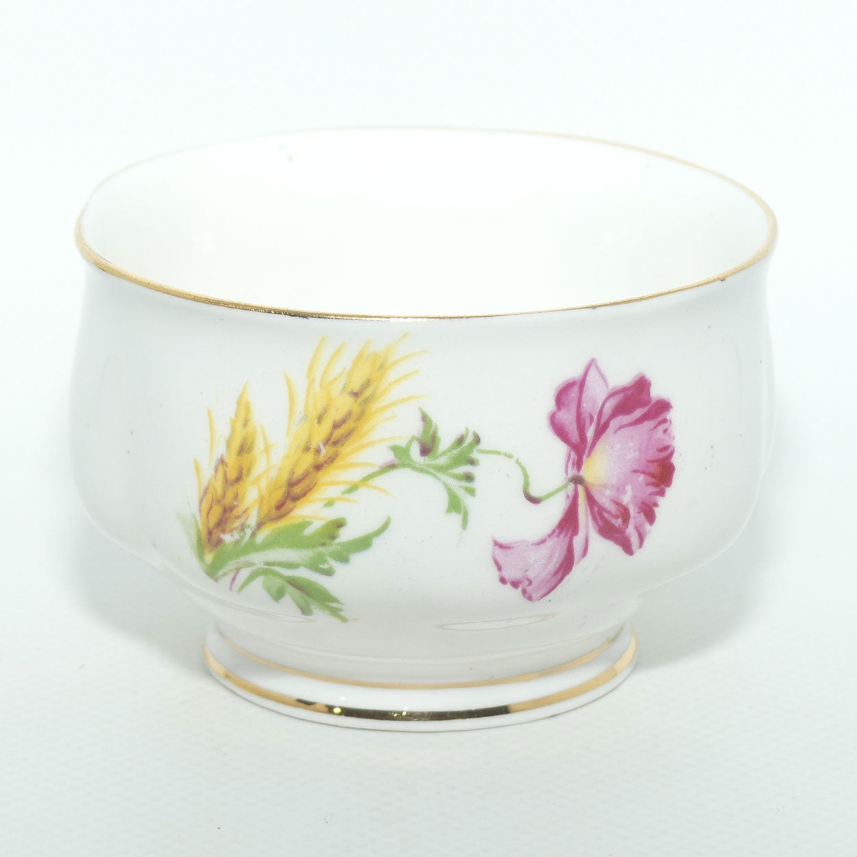 Royal Albert Bone China England Harvest Bouquet pattern sugar bowl