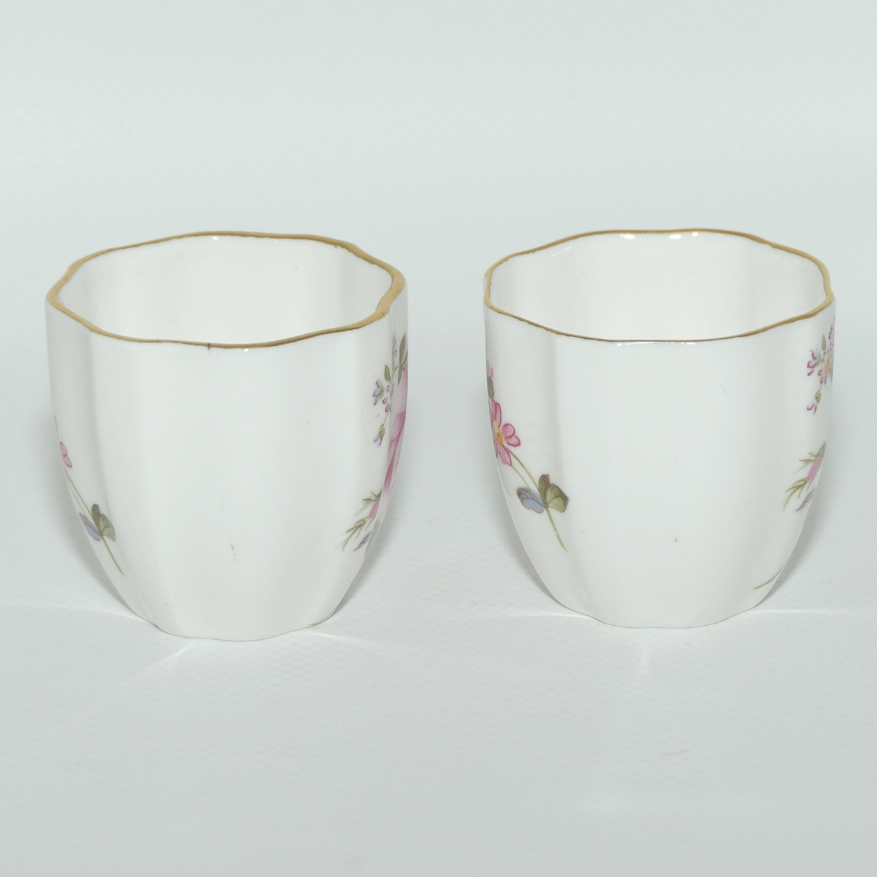 Royal Crown Derby Derby Posies pair of egg cups