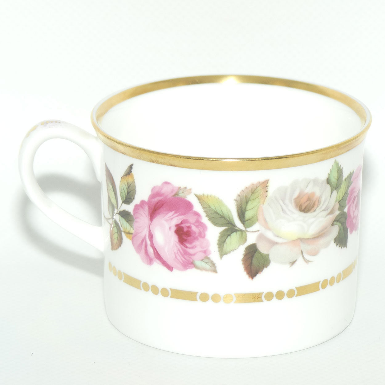 Royal Worcester Royal Garden pattern tea can trio