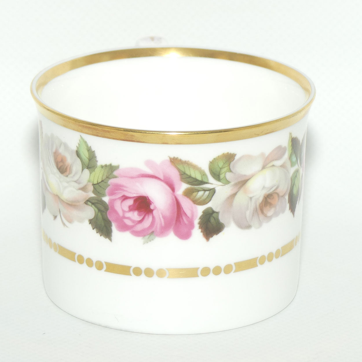 Royal Worcester Royal Garden pattern tea can trio