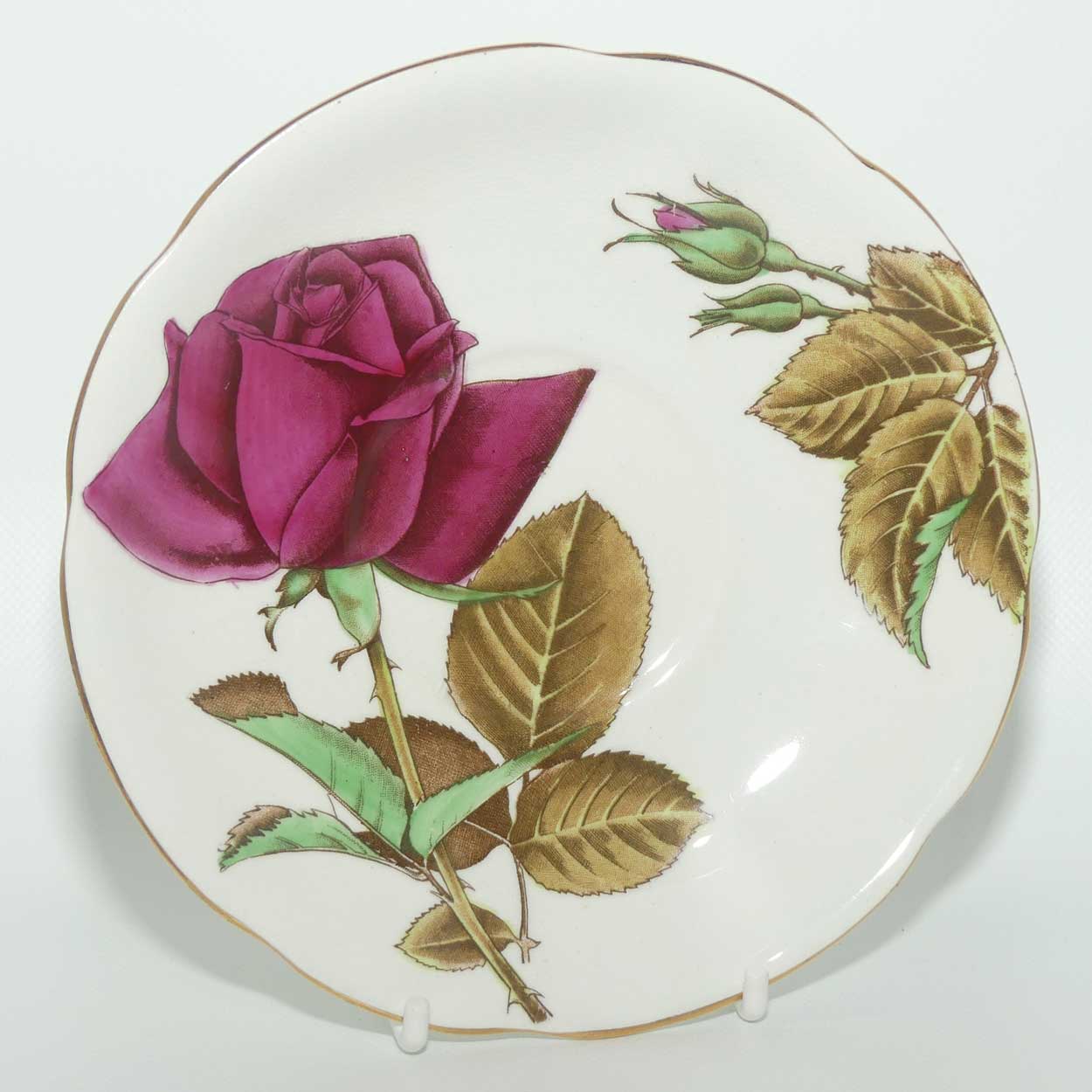 Royal Standard English Rose tea trio