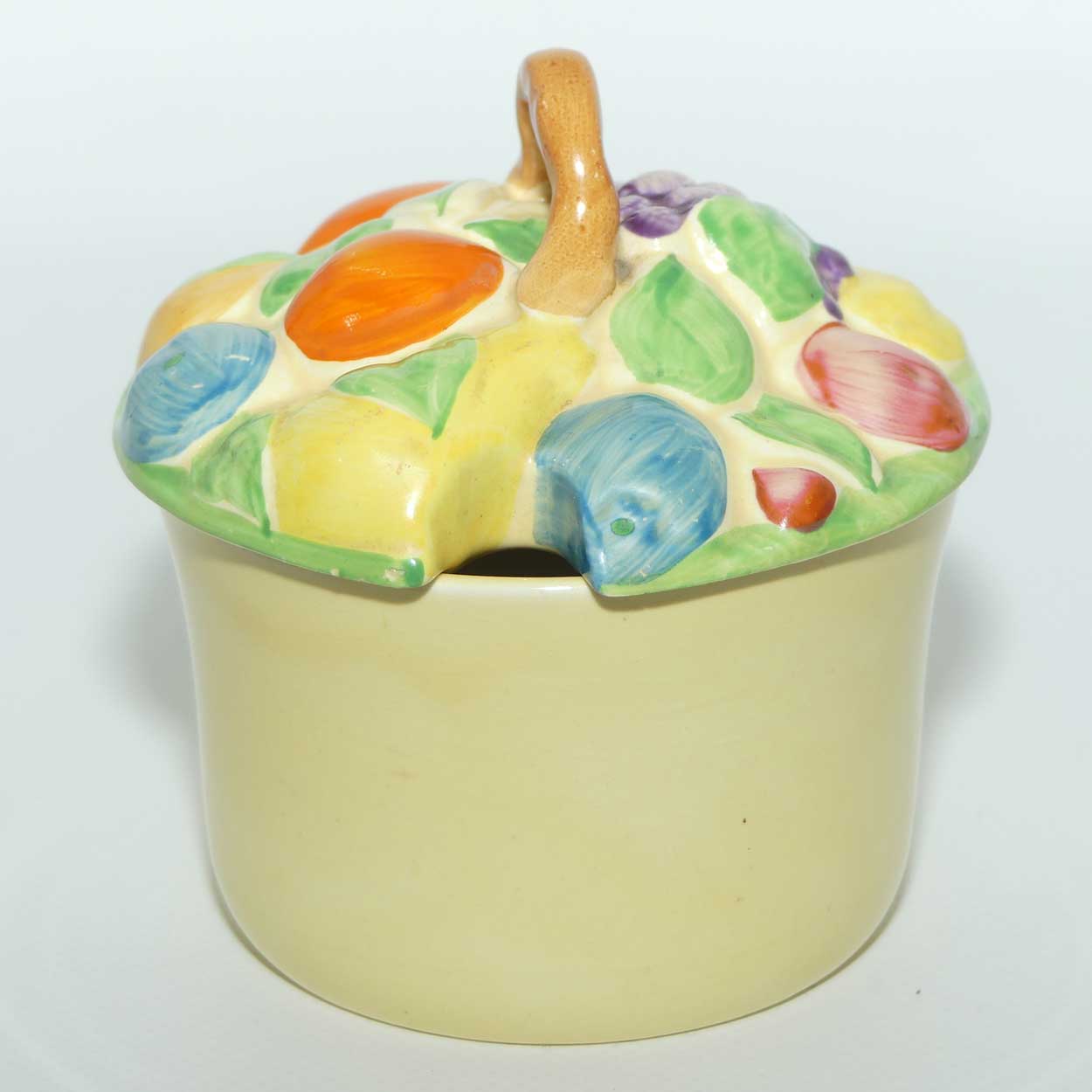 Royal Tudor Ware Primrosia covered jam pot