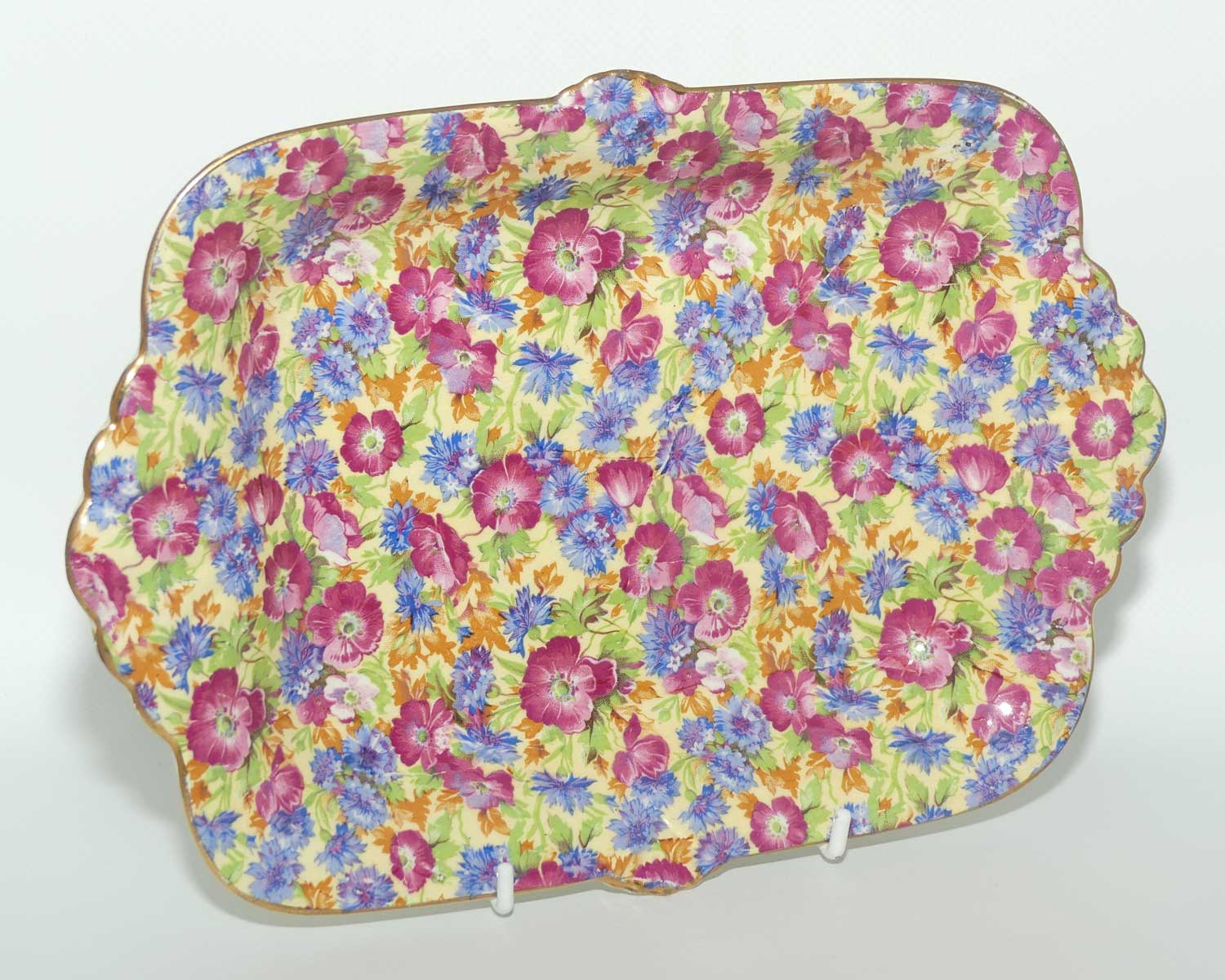 Royal Winton Grimwades Chintz Royalty pattern rectangular tray