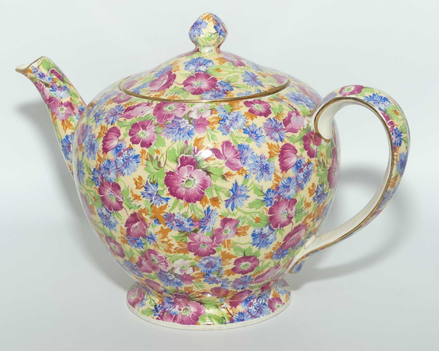 Royal Winton Grimwades Chintz Royalty pattern Albans shape tea pot