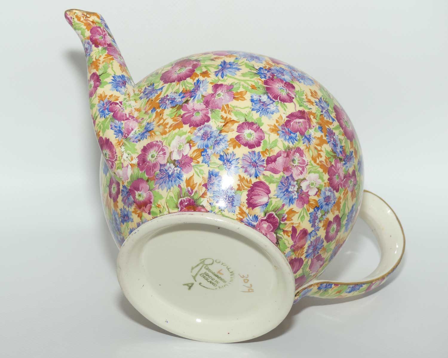 Royal Winton Grimwades Chintz Royalty pattern Albans shape tea pot