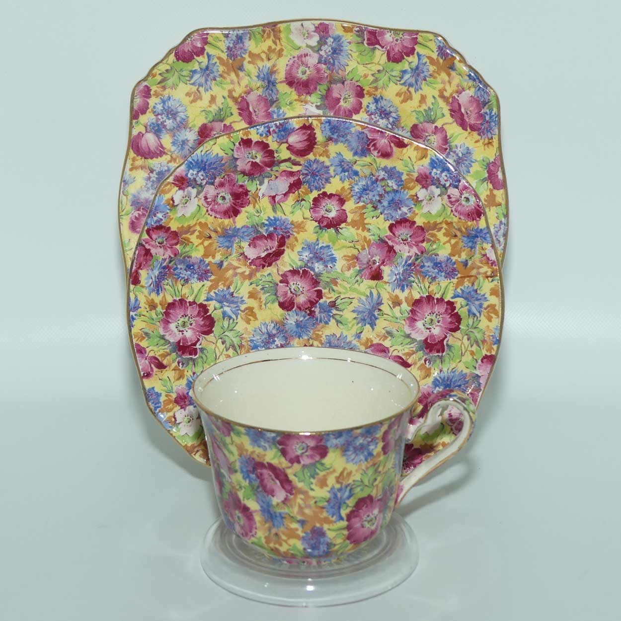 Royal Winton Royalty Chintz trio