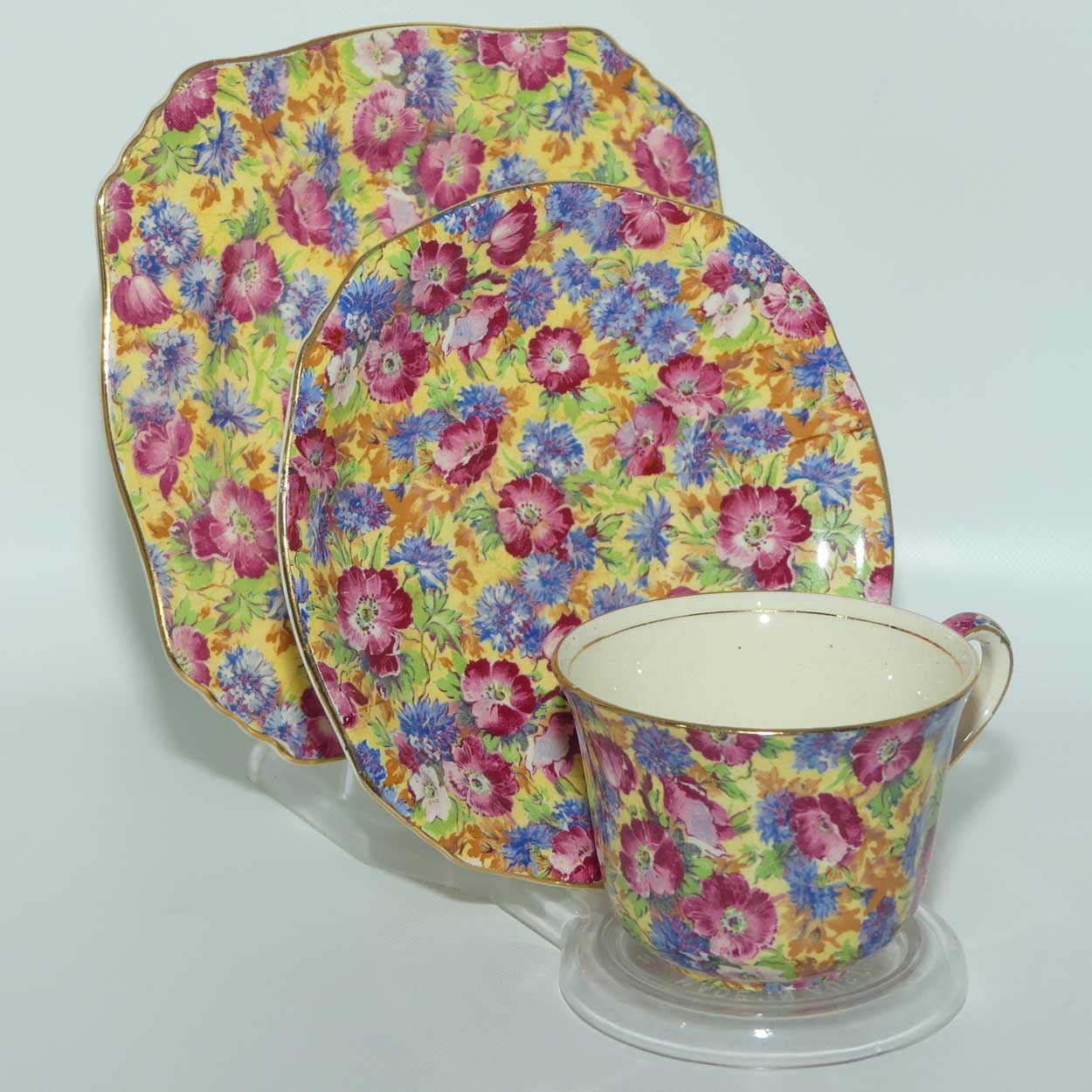 Royal Winton Royalty Chintz trio
