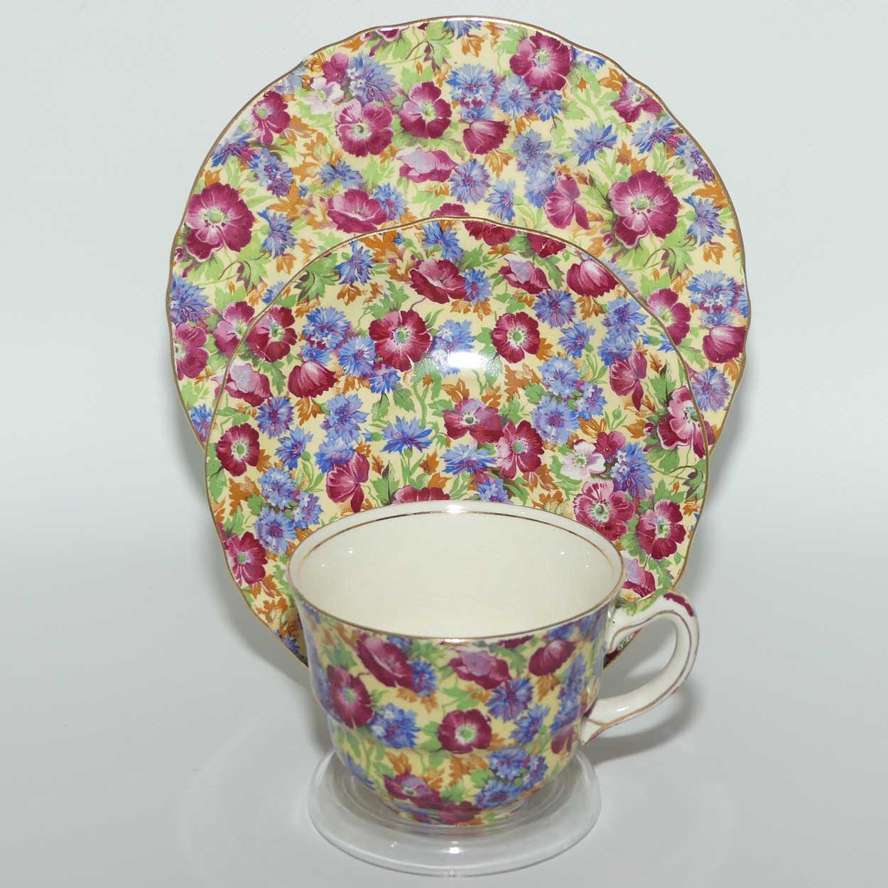 Royal Winton Royalty Chintz trio | Round plate