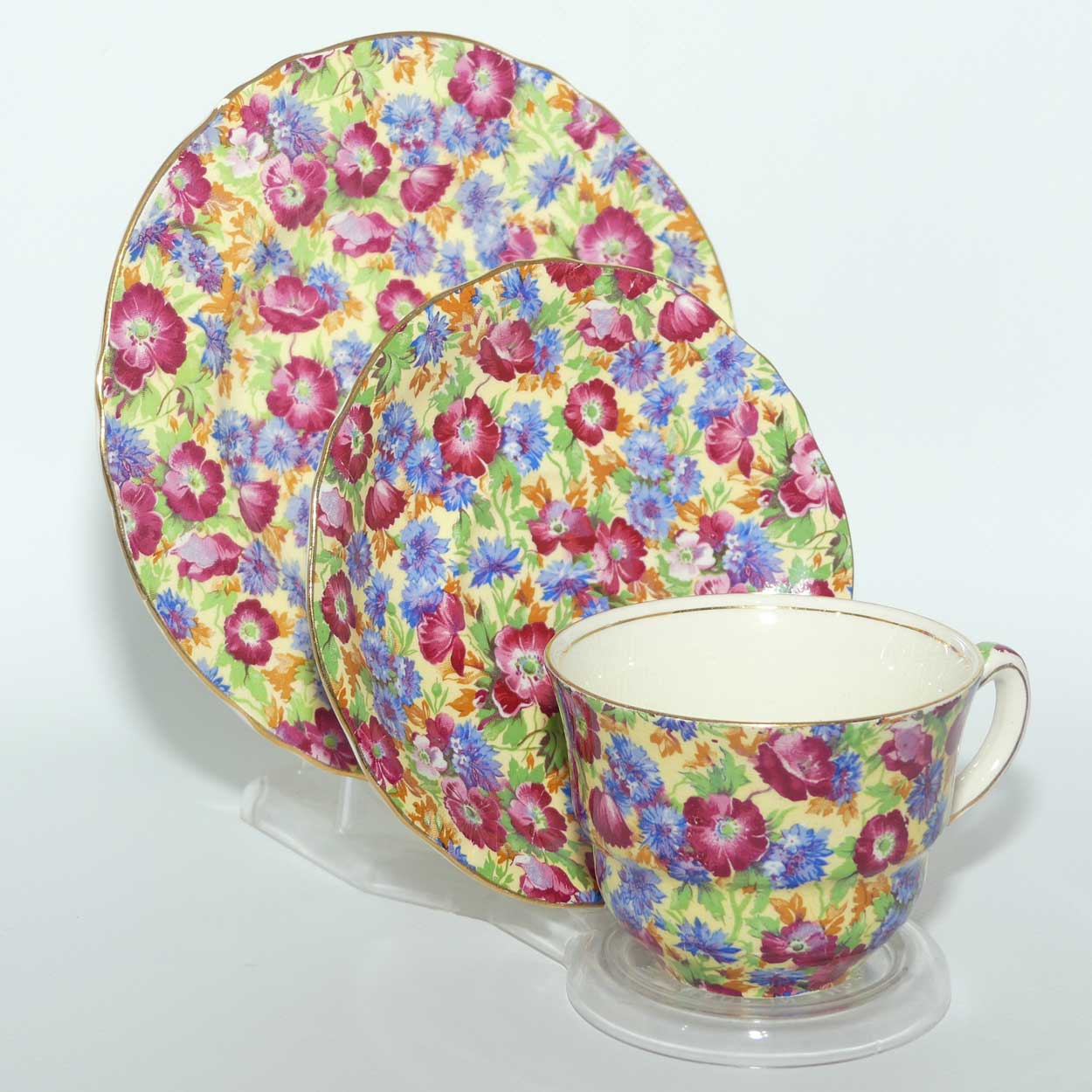Royal Winton Royalty Chintz trio | Round plate