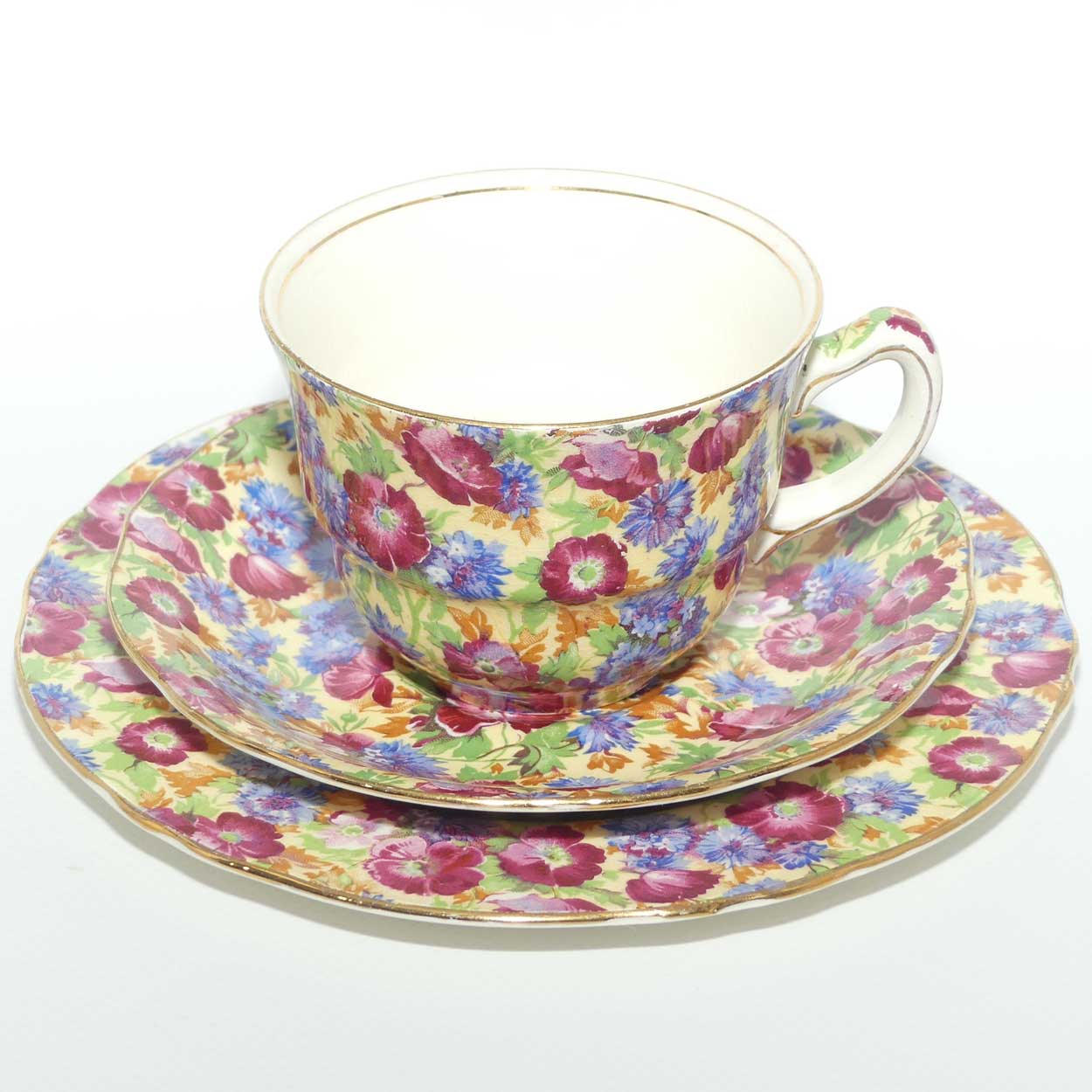 Royal Winton Royalty Chintz trio | Round plate