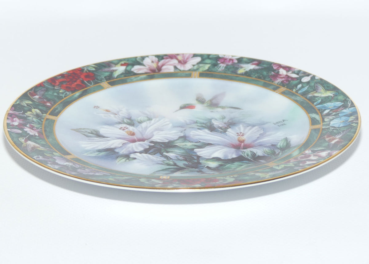 Bradex 84 G20 71.1 plate | Lena Liu's Hummingbird Treasury | The Ruby Throated Hummingbird + Cert