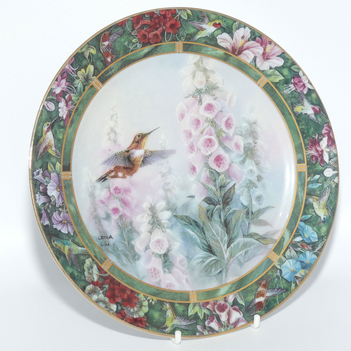 Bradex 84 G20 71.4 plate | Lena Liu's Hummingbird Treasury | The Rufous Hummingbird + Cert