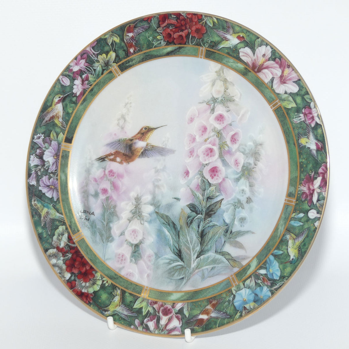 Bradex 84 G20 71.4 plate | Lena Liu's Hummingbird Treasury | The Rufous Hummingbird + Cert