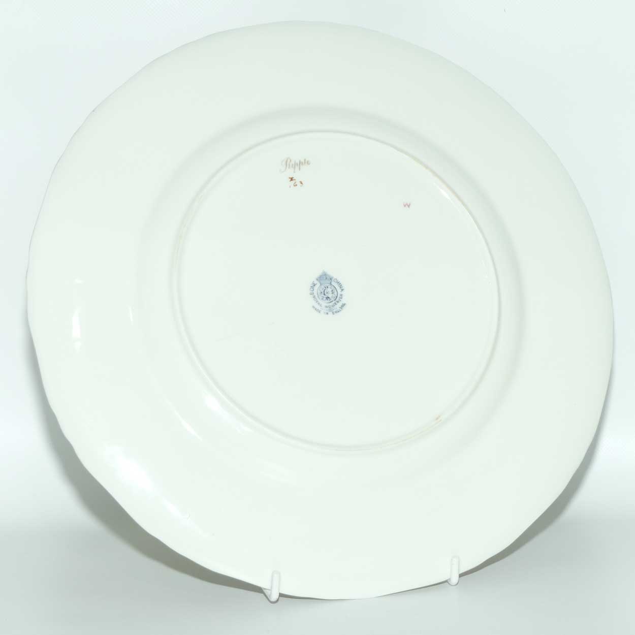 Royal Worcester hand painted Cottage plate (Rushton, Ripple)