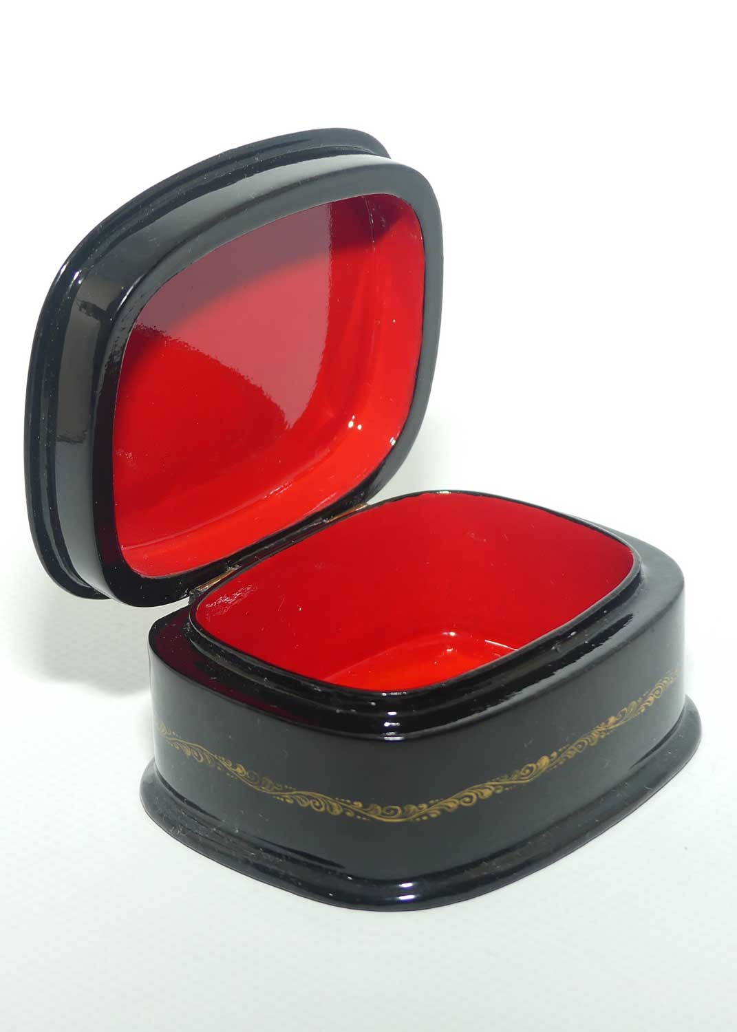 Enamel and Gilt Russian trinket box | Golden Cockerel