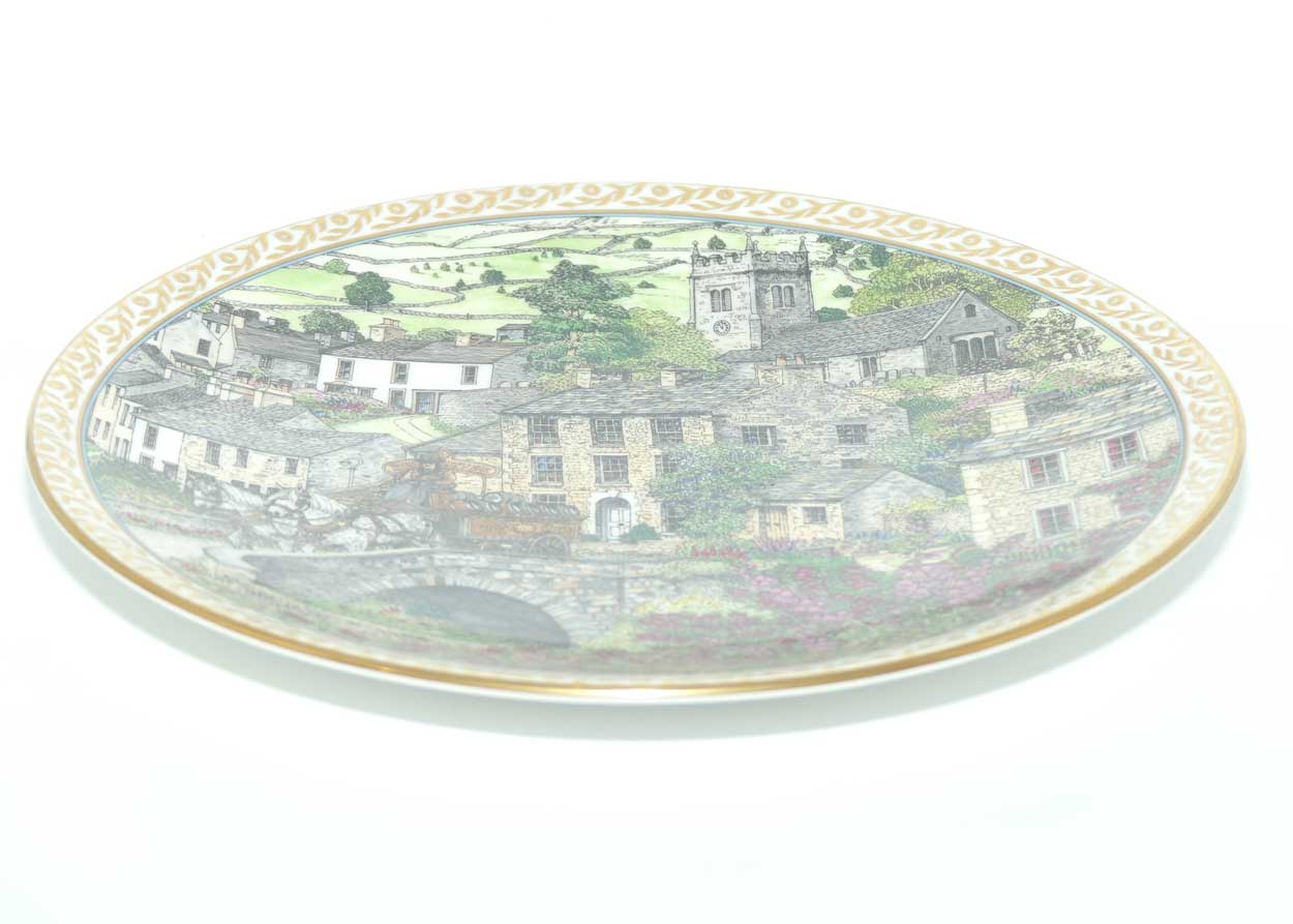 Royal Worcester Bone China plate | Villages series | MUKER | by Sue Scullard