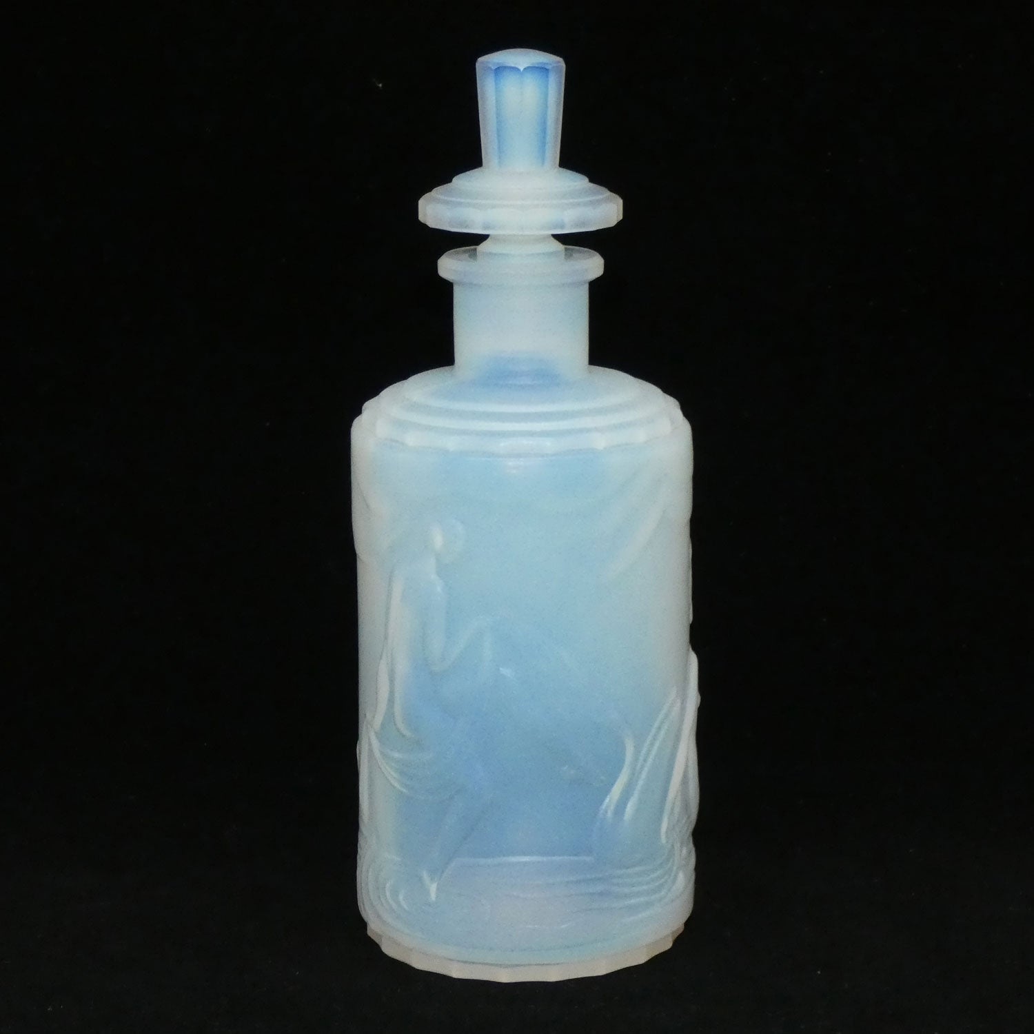 Sabino France Opalescent Glass Frivolite Perfume Bottle (#2)