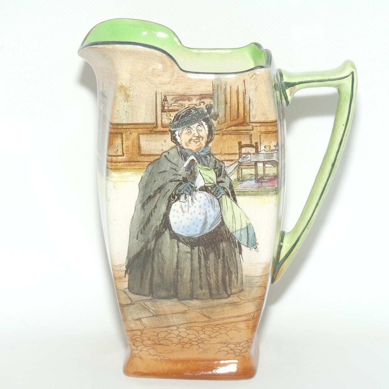 Royal Doulton Dickens Sairey Gamp Friar shape jug D2973