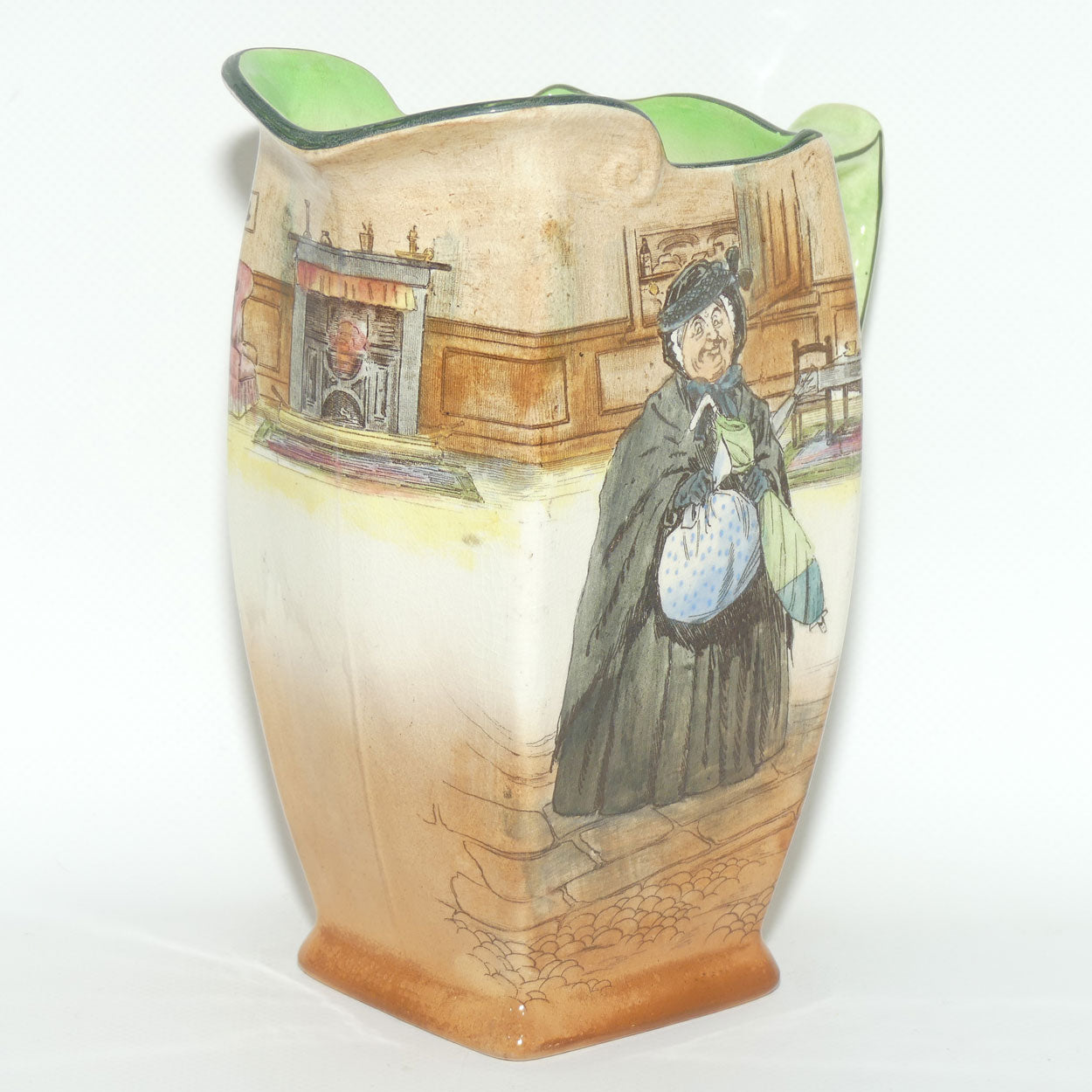 Royal Doulton Dickens Sairey Gamp Friar shape jug D2973
