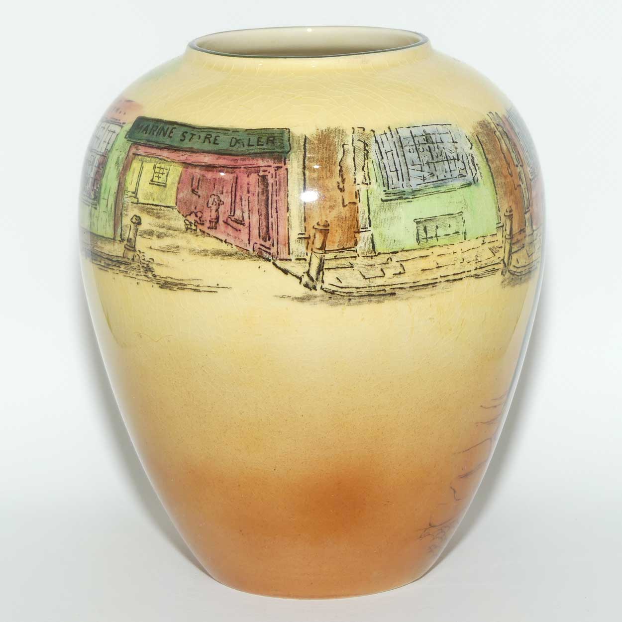 Royal Doulton Dickens Sairey Gamp ovoid vase D5175 | Shape 7072