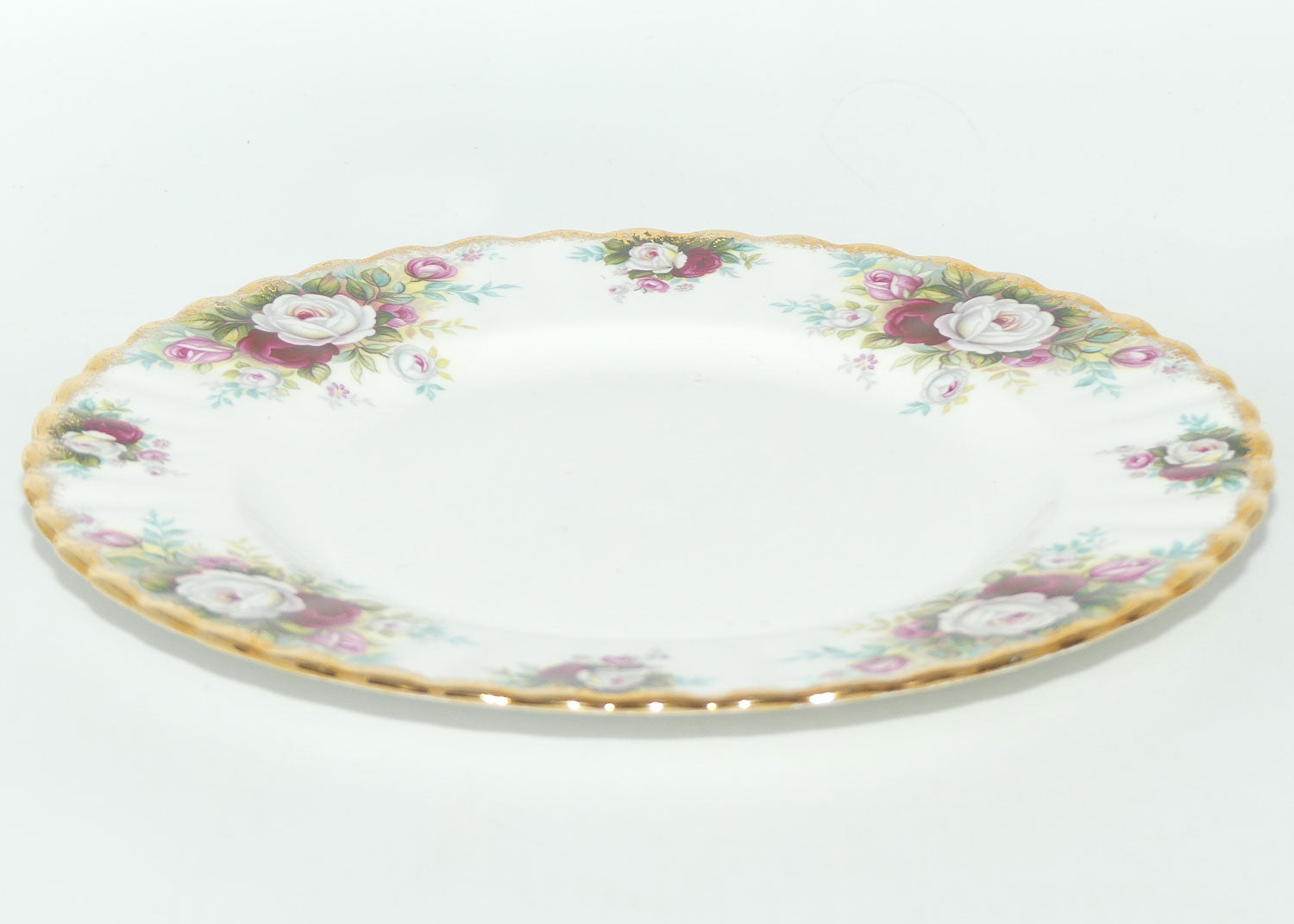 Royal Albert Bone China England Celebration salad plate | 20.5cm diam | UK Made