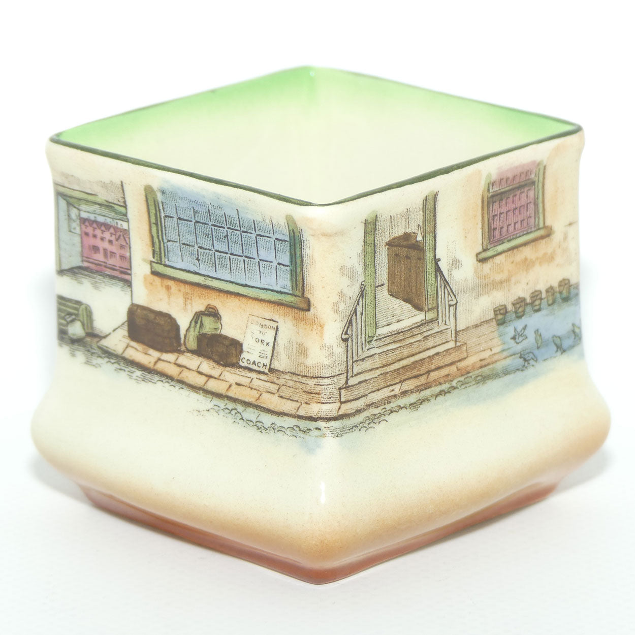 Royal Doulton Dickens Sam Weller small square vase D2973