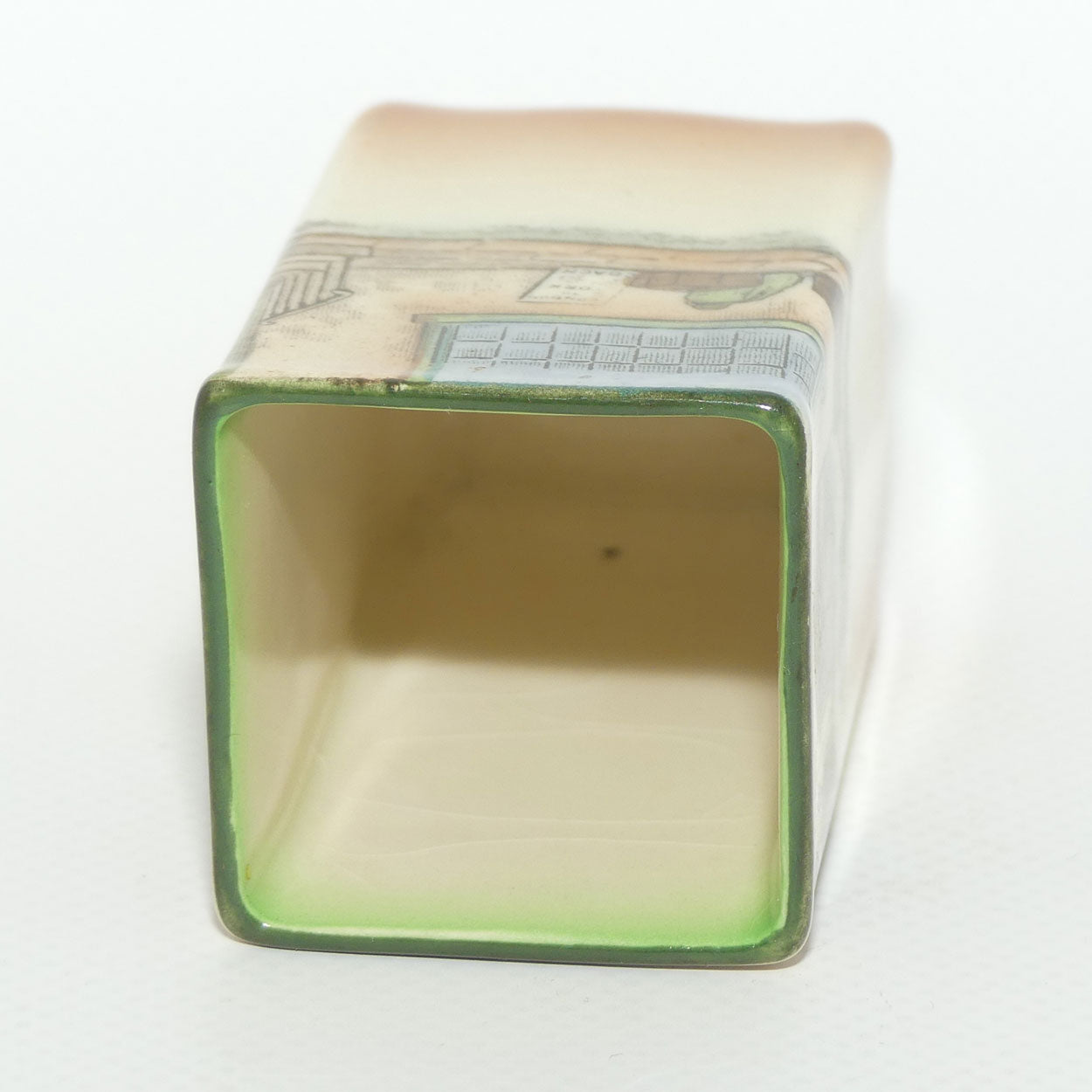 Royal Doulton Dickens Sam Weller small rectangular vase D2973