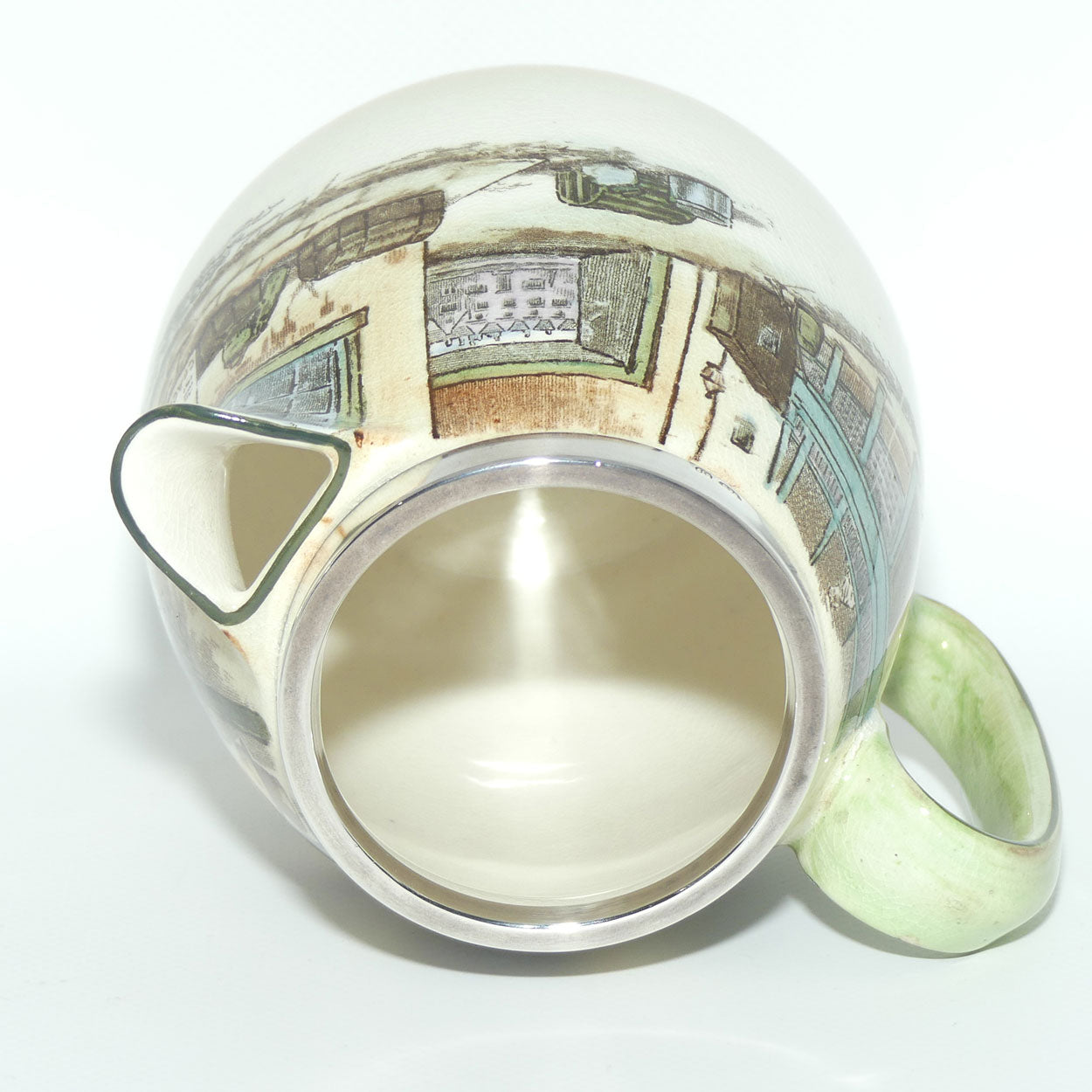 Royal Doulton Dickens Sam Weller Don shape jug (Silver rim)