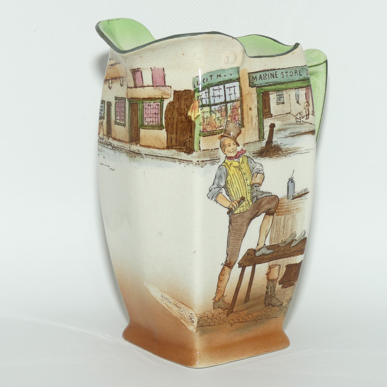Royal Doulton Dickens Sam Weller large Friar shape jug D2973 | Noke