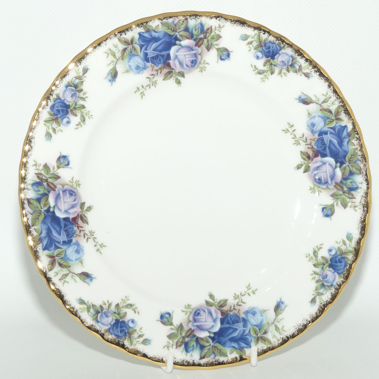 Royal Albert Bone China England Moonlight Rose Salad Plates 21cm | Set of 4 | UK made
