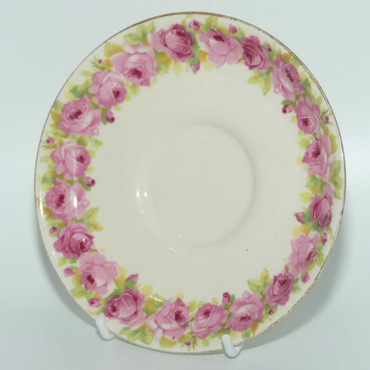 Royal Doulton Raby Rose tea saucer D5533