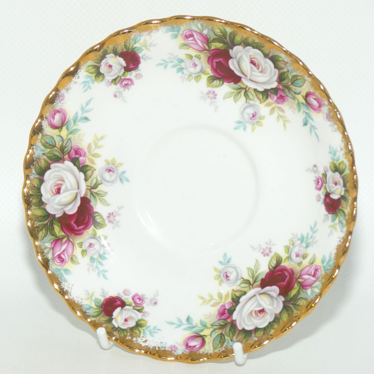 Royal Albert Bone China England Celebration tea saucer | UK Made