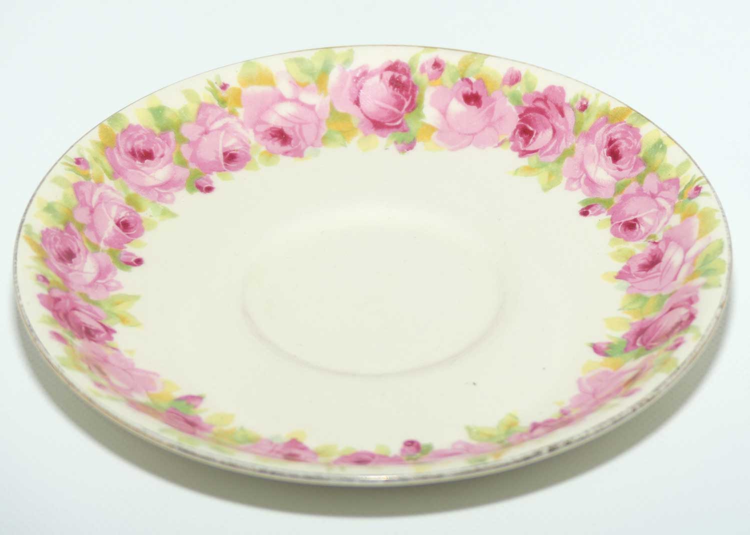 Royal Doulton Raby Rose tea saucer D5533