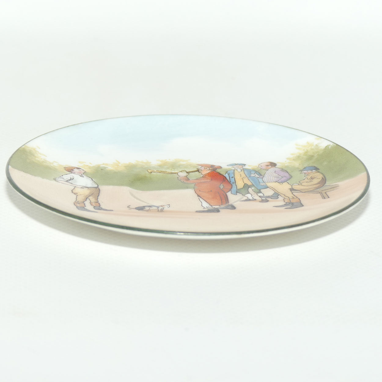 Royal Doulton Coaching Days saucer | Unrecorded Scene E2768 | rare Blue Sky variation | #3