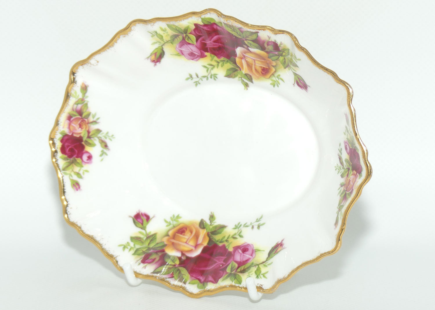 Royal Albert Bone China England Old Country Roses oval fancy dish | early stamp | #2
