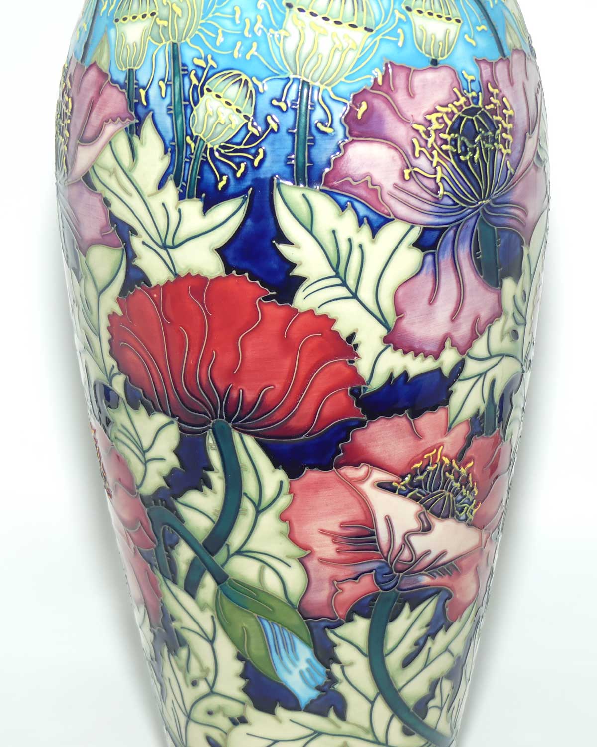 Moorcroft Scarlet Cloud vase | Shape 398/14 | LE 215/350
