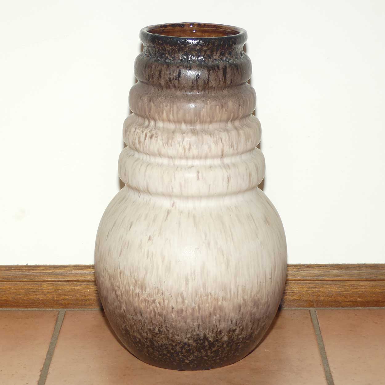 Vintage West German Scheurich Fat Lava vase | Tiramisu colour tones | Shape 269 - 40